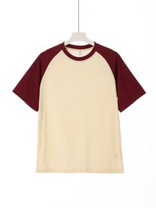 <span class=keywords><strong>Chao</strong></span> Brand 230g Solona Raglan เสื้อยืดแขนสั้น100% ผ้าฝ้ายผู้ใหญ่อเมริกันย้อนยุคทรงหลวมฟิตสีตัดกัน - Product Image 5