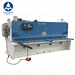 customized hydraulic shearing machine 8x2500 model pneumatic back gauge material support with E21S Controller ,
