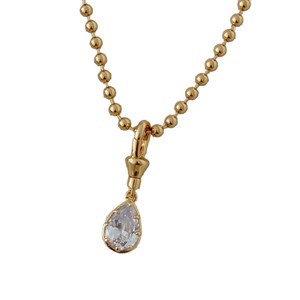 Collar con colgante de cuentas redondas con bloques de color estilo patchwork Haomi Ce, <span class=keywords><strong>cadena</strong></span> para clavícula con corazón de melocotón, <span class=keywords><strong>cadena</strong></span> de suéter de alta gama - Product Image 5