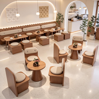 Offre Spéciale : Mobilier de Café de Haute Qualité – Design Moderne, Banquettes en Bois Confortables, Canapé et Ensembles de Chaises avec Table