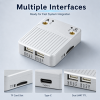 Récepteur GPS RTK GNSS anti-parasitage pour système de navigation automobile, indice IP54, prise en charge multi-fréquences QZSS BDS, fonctionnement de -45 à 75 dBm