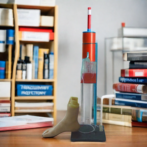 Modelo de entrenamiento de simulación de inyección intravenosa de Enfermería Médica DARHMMY para inyección de pie de extremidades inferiores - Product Image 2