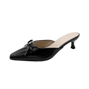 2025 estate nuove da donna ciabatte mezze ciabatte con <span class=keywords><strong>tacco</strong></span> <span class=keywords><strong>medio</strong></span> e <span class=keywords><strong>tacco</strong></span> basso comode <span class=keywords><strong>sandali</strong></span> singoli da esterno - Product Image 6