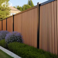 Panneaux de clôture contemporains en WPC blanc pour la protection de la vie privée, hauteur 6 pieds, clôture de sécurité pour jardin extérieur, clôture en vinyle 6x8