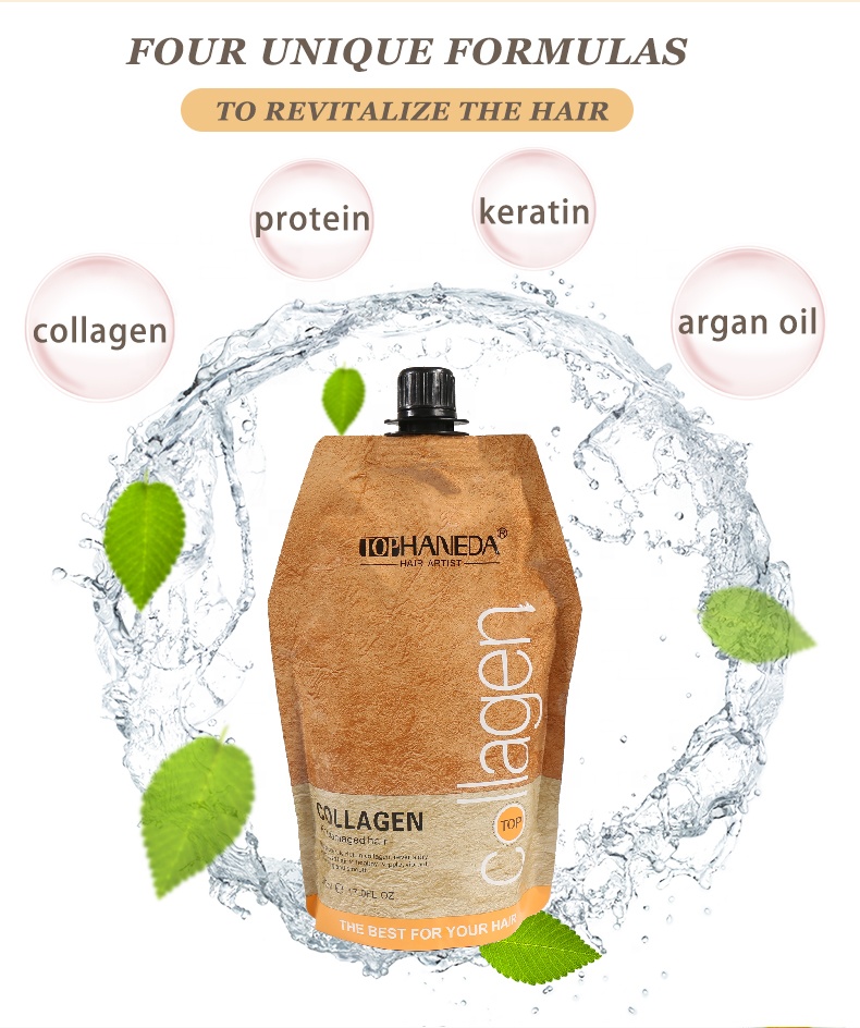 Частная этикетка наилучшего разглаживания для ухода за волосами для волос Защита цвета коллагеновая маска купить оптом