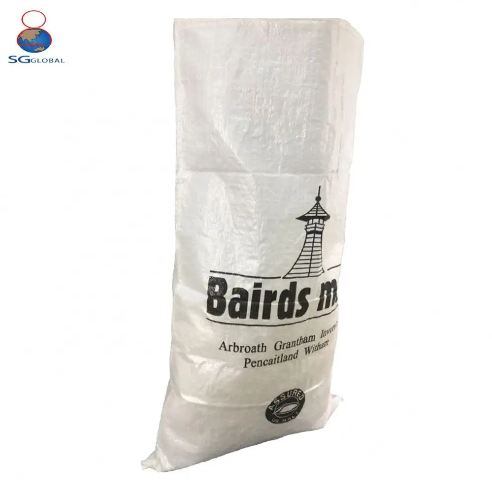 नई सामग्री मुद्रित मक्का कॉफी बीन पैकेजिंग Sacos Polypropylene बोरी 50kg 100kg पीपी बुना बैग