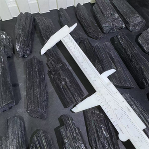 Kindfull Crystal Rough Stone Healing Pretty Black Tourmaline <span class=keywords><strong>Piedra</strong></span> cruda para Decoración - Product Image 5