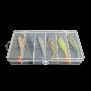 Leurre souple coulant réaliste de 9 cm et 12,5 g avec queue de pagaie, noyau en plomb, pour la pêche en toutes profondeurs, vente en gros avec étui en <span class=keywords><strong>plastique</strong></span> - Product Image 1