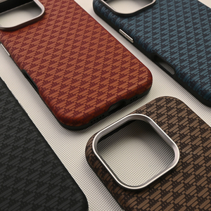 Custom fai da te corona grano Texture di alta qualità in pelle PU <span class=keywords><strong>Cover</strong></span> protettiva per telefono a sublimazione borsa per telefono <span class=keywords><strong>iPhone</strong></span> 16 17 <span class=keywords><strong>Pro</strong></span> Max - Product Image 2