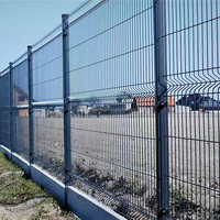 HDG V-Bend 3D gaashekwerk - beveiligingsomheining voor industrieel & commercieel gebruik