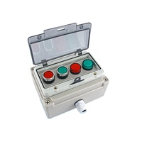 Boîte de commutation électrique, boîtier de protection étanche pour interrupteur avec bouton-poussoir et commande d'urgence