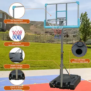 Benutzer definierte Schwimmbad Seite Basketballs piel Wassersport Spielzeug Basketball Hoop Stand für Kinder Schwimmbad Basketball korb