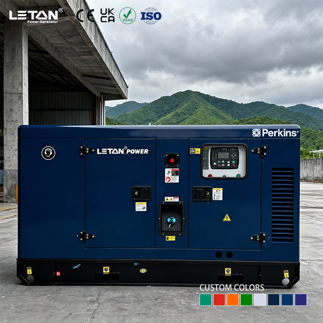 LETON POWER Diesel Generator 30kw 35kva 40kva Costom Trailer for Construction Site Farm Use 60kw Super Silent Generator Sets