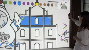 Attrezzatura per Proiezione Interattiva a Parete per l'Industria della Verniciatura a Spruzzo, Esposizione di Colori, Formazione e Applicazioni di Design Interattivo - Product Image 4