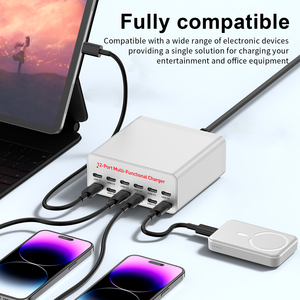Station de charge <span class=keywords><strong>USB</strong></span> <span class=keywords><strong>C</strong></span> 12 ports 5V2.4A <span class=keywords><strong>60W</strong></span> Type <span class=keywords><strong>C</strong></span> pour téléphone, tablette, casque – Vente en gros, directement de l'usine - Product Image 6