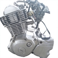 Moteur d'occasion Tensai 125 4 temps CDI refroidi par air à double démarrage, compatible avec le modèle Jianshe 125 Tianji à transmission par chaîne