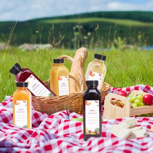 Bán buôn 8oz 12oz 16oz 24oz vuông rỗng chai nước ép nhựa. Pet 120ml 250ml 350ml 400ml 500ml chai nước giải khát với mũ - Product Image 4