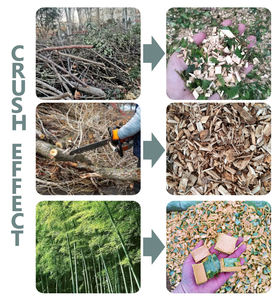 เครื่องย่อยไม้ทำจากฟางสำหรับหั่นกิ่งไม้ทำจากไม้ก้านข้าวโพดปรับแต่งได้ - Product Image 5