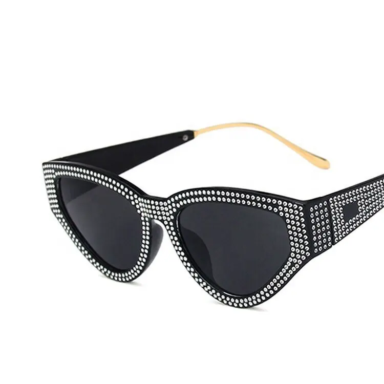 2020 süper yıldız sıcak satış gölge güneş gözlüğü parlak çerçeve moda bayan güneş gözlüğü