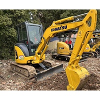 Excavatrice PC30-3 utilisée de KOMATSU PC30-3 PC30 avec la cabine Excavatrice d'occasion de KOMATSU en bon état
