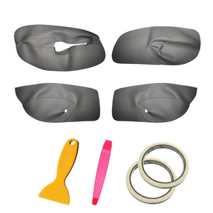 Kits de molduras para puertas Volkswagen de microfibra de cuero, 4 piezas, para Bora Golf 4 2002-2006 - Product Image 3