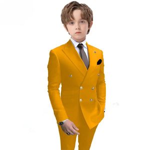 Completo <span class=keywords><strong>da</strong></span> bambino a 2 pezzi, giacca blazer, smoking <span class=keywords><strong>da</strong></span> cerimonia, pantaloni, abbigliamento formale per bambini - Product Image 4