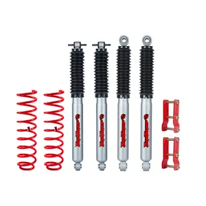 For Jeep Cherokee XJ Nitrogen Gas Charged Shock Absorber Coil Spring 2 Inch Suspension Lift Kit