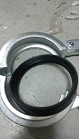 Accessoires de pompe à béton Putzmeister 5 "ZX 6" ZX Bolt Clamp Wedge Clamp pour coude pliable No.1