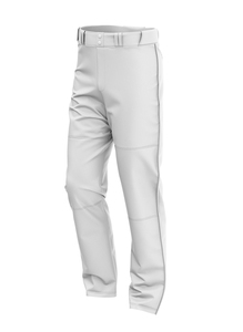 Wholesale Reversible Baseball Pants Plus Size Youth Sportswear Sublimation <b>White</b> Black Stripe Pant Cheap Whole Sale - Product Image 3