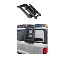Accessoire d'échelle arrière en aluminium durable pour BYD Leopard Titanium 3 7, échelle de hayon de voiture, marchepied latéral pliable, accessoires d'échelle