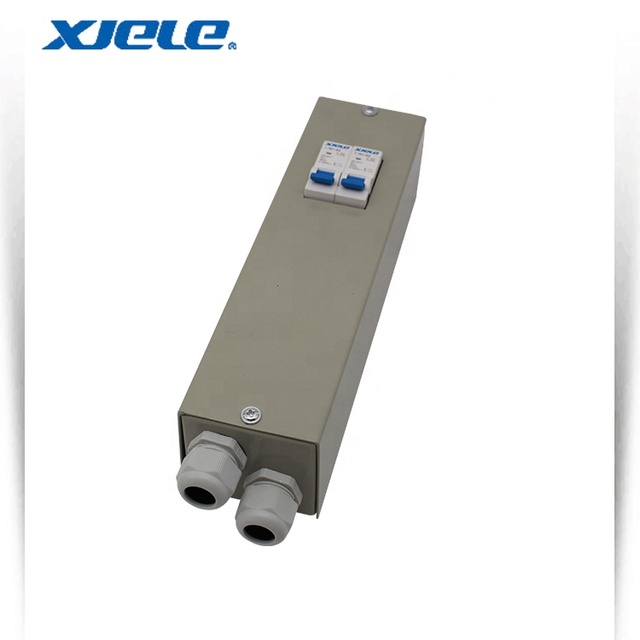 Outdoor Waterproof Steel Sheet Powder Coated IP43 Cable Junction Street Lighting Pole Fuse Box