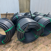 Pipa Irigasi Tetes HDPE Ukuran Mini 16mm 20mm 25mm 32mm 40mm untuk Rumah Kaca, Bedeng Bunga, dan Pembibitan