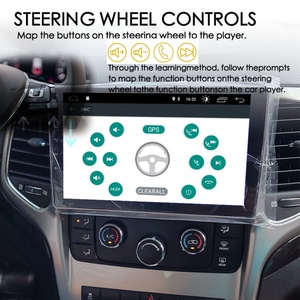 Autoradio 8+128 Go avec commande vocale IA et CarPlay pour Jeep Grand Cherokee 2012, navigation GPS, Android 13, lecteur multimédia stéréo vidéo 2DIN - Product Image 2