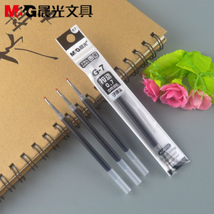 M&G G-7 0.7mm Push Button Gel <b>Pen</b> <b>Refill</b> Bullet Tip For Student Office Use - Product Image 3