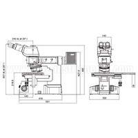 AJX-6RF Wafer Inspection Bright/Dark Field Upright Metallographic Microscope With Reflected & Transmitted illumination