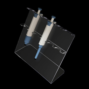 Support à pipettes en acrylique 5 positions type Z pour pipettes Eppendorf 4, 6, 3, 8 puits - Product Image 1