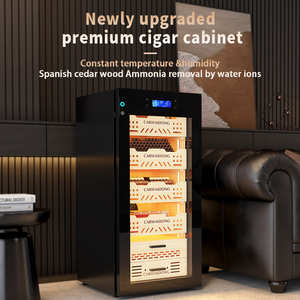 Gabinete para Cigarros Eléctrico con Control Remoto WIFI para Teléfono Móvil, con Cerradura de Huella Digital, Humedad y Temperatura Constantes - Product Image 3