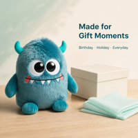 Boneka Plush Kustom Baru Mainan Lembut Anak Seri Monster Bulu Halus Grosir OEM/ODM Bantal Boneka Kecil Plush