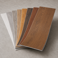 Losetas de Vinilo para Piso LVT Autoadhesivas con Textura de Piedra, Superficie Mate Resistente a los Arañazos, para Renovación del Hogar, Embalaje Personalizado del Productor