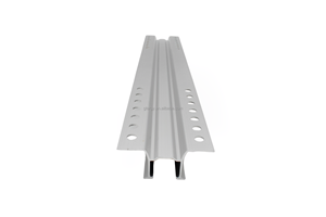 Hạ môn hình thang mái Mini đường sắt nhôm mái hồ sơ năng lượng mặt trời gắn Mini đường sắt Kit làm bằng thép không gỉ anodized kết thúc - Product Image 4