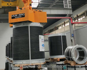 Alat Penanganan Gulungan Baja Pengangkat Elektromagnetik Permanen Truk Muatan Di Port - Product Image 4