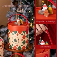 Boîte Cadeau Personnalisée avec Logo pour Noël, Emballage Cadeau, Tube Cylindrique en Papier pour Bonbons, Contenant Souvenir de Fêtes, Estampage à Chaud