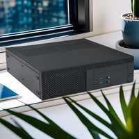 Boîtier PC HTPC compact UX02 horizontal, prend en charge les cartes mères MATX/ITX, cartes graphiques semi-hautes, alimentation 1U FLEX