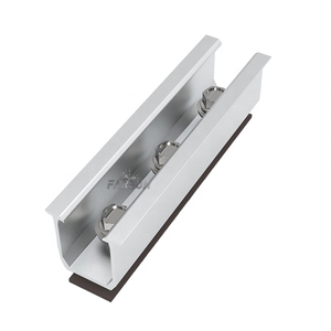 FarSun Tin sul tetto solare U alluminio Rail sistema di montaggio in alluminio - Product Image 1