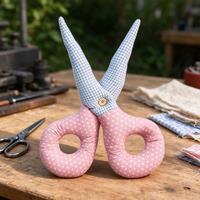 Jouet en peluche personnalisé en forme de ciseaux, mignon et doux, en peluche, vente en gros, fabricant de jouets en peluche, décoration pour cadeau et accessoire photo