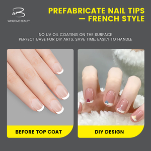 <span class=keywords><strong>Uñas</strong></span> Postizas <span class=keywords><strong>de</strong></span> Diseño Francés, Material PMMA, Efecto Salón, Pre-diseñadas, para <span class=keywords><strong>Uñas</strong></span> <span class=keywords><strong>de</strong></span> los Dedos, Gran Venta, Embalaje Completo - Product Image 5