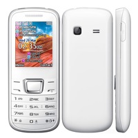 Téléphone portable pas cher E2252 2012, 2G GSM, double SIM, débloqué, écran 2,0 pouces, batterie 1000 mAh, Bluetooth, radio FM, carte SD 32 Go, vente en gros