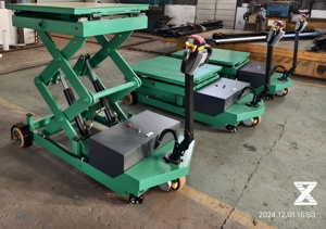 Chariot de manutention de remorques avec table élévatrice à ciseaux hydraulique pour ligne de production automobile - Product Image 4