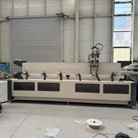 Machine de fraisage et de perçage CNC à double broche 3 axes, portée de travail 3000 mm, pour la fabrication de fenêtres en aluminium