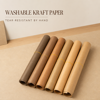 150g-350g FCS Wasserwäsche-Kraftpapier zum Nähen und Bedrucken, Kohlenstoffarmes, Biologisch Abbaubares, Wasserfestes, Reißfestes Etikettenmaterial